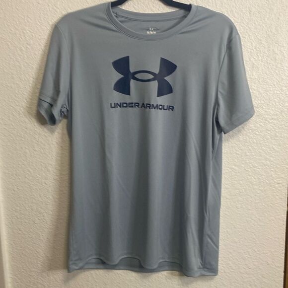 Under Armour graphic tee NWT size M blue - Picture 1 of 7
